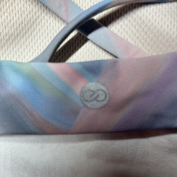 CALIA Restore Strappy Back Bra: Mother of Pearl Print: Used: SIZE medium - Picture 3 of 4